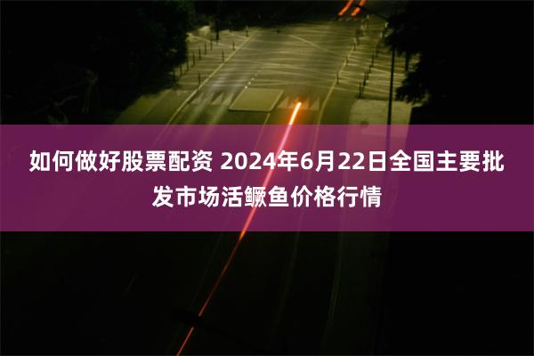 如何做好股票配资 2024年6月22日全国主要批发市场活鳜鱼价格行情