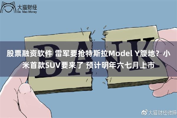 股票融资软件 雷军要抢特斯拉Model Y腹地？小米首款SUV要来了 预计明年六七月上市